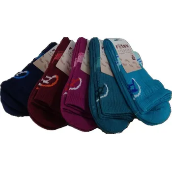 Dětské termo ponožky Dětské Termo zimní ponožky fialová 32-35 (21-23cm)