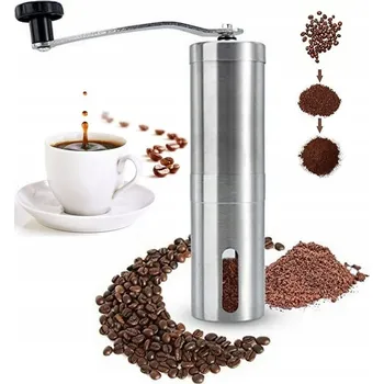 Mlýnek na kávu Ruční mlýnek na kávu z nerezové oceli s keramickými mlecími kameny