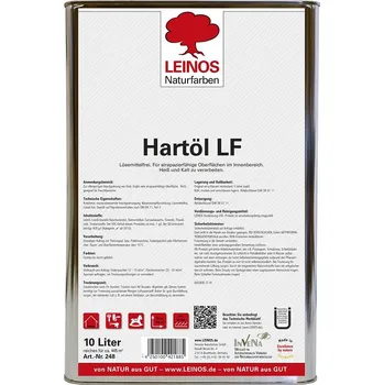 Olej na dřevo LEINOS 248 - Tvrdý olej LF 10lt