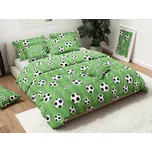 Bavlněné povlečení FOOTBALL TIME zelené Rozměr povlečení: 70 x 90 cm | 140 x 200 cm