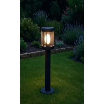 Venkovní osvětlení Osvětlovací sloupek kulatý Rum-Lux E27 50 cm černý