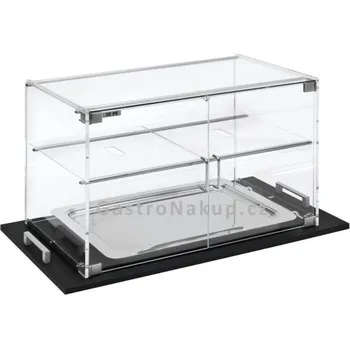 Zepe Nástavba chladící na dezerty 2 patrová pro servírovací vozíky Tactus, černá