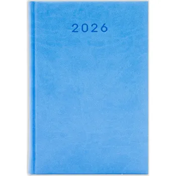 Kalendář Knižkový kalendář 2026 A5 FunnyCase modrý