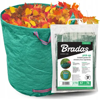 Zahradní koš na listí skládací PICK-UP, 270 l BRADAS
