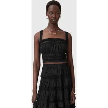 Halenka AllSaints TALIA dámská, černá barva, hladká, W070PC 99X, vel. 40