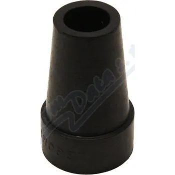 Násadec na berle č.3 TRV pryž.trv.černý 18mm/32mm