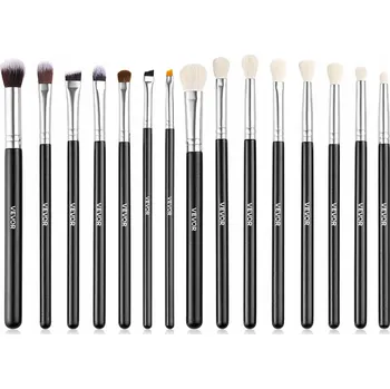 Kosmetický štětec Sada štětců na make-up Dřevěné 15 ks Syntetické vlákno Měkké štětiny