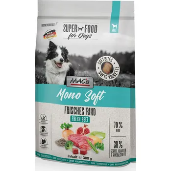 Krmivo pro psa Mac's Dog Soft Mono Hovězí 300g