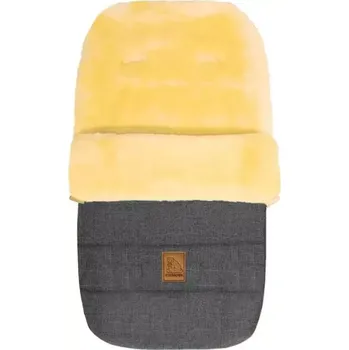 Fusak EISBÄRCHEN fusak kožešinový šedý melír