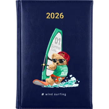 Kalendář Knižní kalendář 2026 A5 modrý