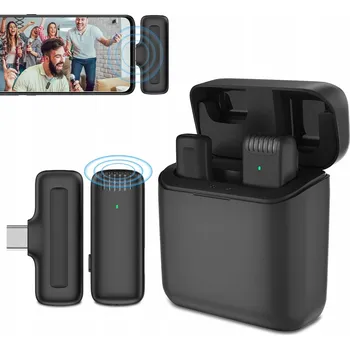 IP kamera BEZDRÁTOVÁ KLOPNÍ MIKROFONNÍ SADA S USB-C (TYPE-C) LAVALIER J13