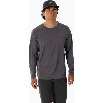 Pánské trekkingové tričko Longsleeve Arc'teryx Cormac Crew black heather
