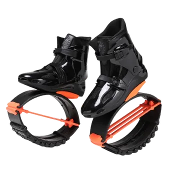 Skákací boty KANGAROO Boots - černo-oranžové - M-40-42/43, 75-95 kg