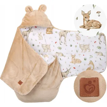 Zavinovačka ZAVINOVAČKA DO AUTOSEDAČKY KOČÁRKU NOSÍTKA ZAPÍNACÍ TEPLÁ BAVLNA PLYŠ BABYMAM