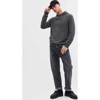 Pánská mikina GAP Mikina s kapucí - Pánské GAP šedá 2502552