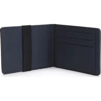 Mini peněženka z PU kůže na karty | pánská peněženka, dámská peněženka - Tmavě modrá