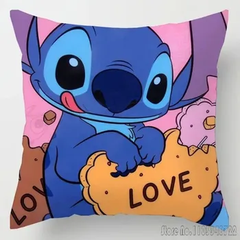 Povlak na polštářek Roztomilý povlak Stitch 45x45 cm | povlak na polštář, dekorace do pokoje - H23