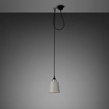 Buster & Punch HOOKED 1.0 Stone E27 závěsné svítidlo Stříbrná / ⌀140mm / 2.0m