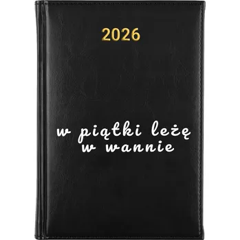 Kalendář Knižní kalendář 2026 A5 FunnyCase černý