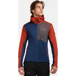 Pánská fleecová mikina KILPI SEVELEN-M YM0203KI TMAVĚ MODRÁ 6XL