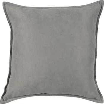 Polštář Dekorační polštář Bravo 45x45 cm, stříbrný s lemem