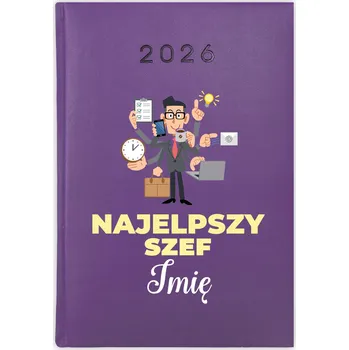 Kalendář Knižní kalendář 2026 A5 FunnyCase fialový