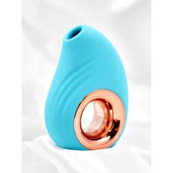 Vibrátor Stimulátor klitorisu Zepu Little Fish s 12 módy Modrá