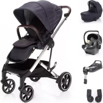 Kočárek Zopa Set kočárek Quest+ korba+ adaptéry+ autosedačka+ báze Midnight Navy/Silver