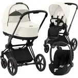 CYBEX Rám Priam 4.0, Seat Pack, Lux Carry Cot + Cloud T i-Size Plus 2025 Off White