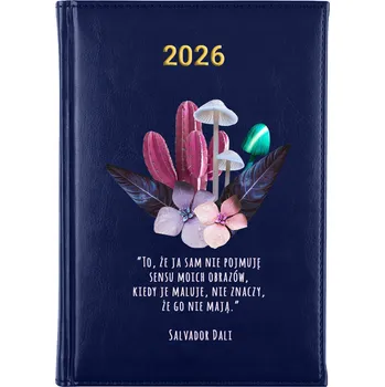 Diář Knižní kalendář 2026 A5 modrý