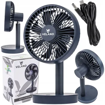 Domácí ventilátor Stolní ventilátor Velano VELWEBS0018 černý