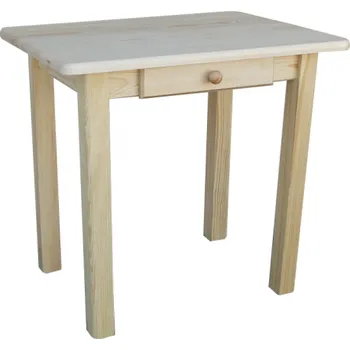 Jídelní stůl Slevadoma Jídelní stůl masiv borovice SD-02 120x60 Barva: Barva bílá