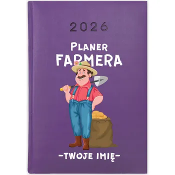 Kalendář Knižkový kalendář 2026 A5 Cute Cups fialový