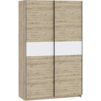 Šatní skříň Šatní skříň BERNO 120 - jackson hickory + bílá