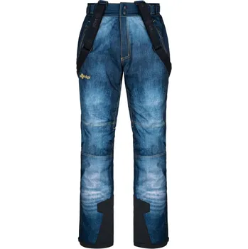 Pánské lyžařské kalhoty KILPI DENIMO-M SM0407KI TMAVĚ MODRÁ XXL