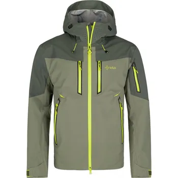 Pánská hardshell bunda KILPI HASTAR-M QM0101KI KHAKI XL