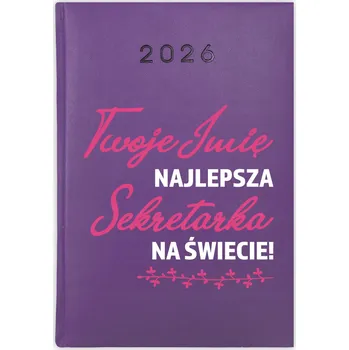 Kalendář Knižní kalendář 2026 A5 FunnyCase fialový