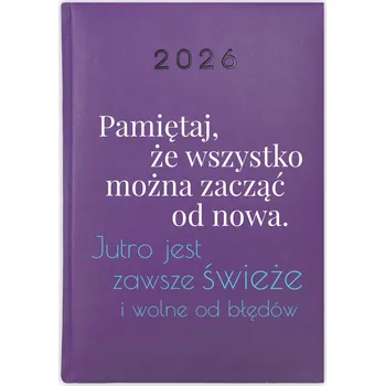 Kalendář Knihový kalendář 2026 A5 fialový