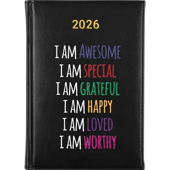 Diář Knižkový kalendář 2026 A5 černý