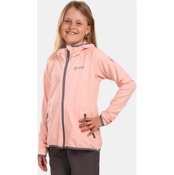 Dívčí mikina Dívčí fleece mikina KILPI MEMPHIS-JG VJ0202KI KORÁLOVÁ 122