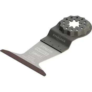 Pilová lišta Ponorný pilový list SMART ULTIMATE STARLOCK s titanovou čepelí na dřevo a neželezný kov, 63 mm - 1 k