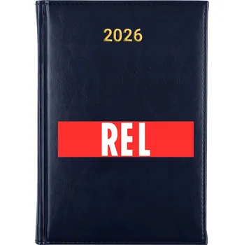 Kalendář Knižkový kalendář 2026 A5 FunnyCase modrý