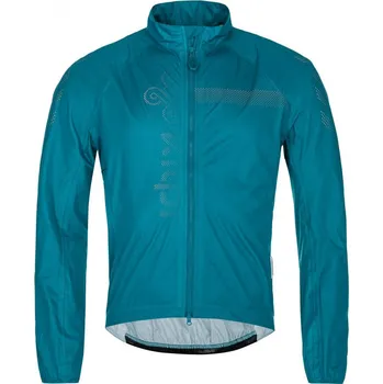 Pánská casual bunda Pánská cyklo bunda KILPI RAINAR-M QM0116KI TYRKYSOVÁ XS