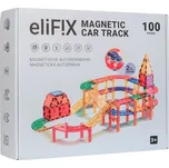 eliNeli Magnetická stavebnice EliFix fresh - autodráha 100 ks