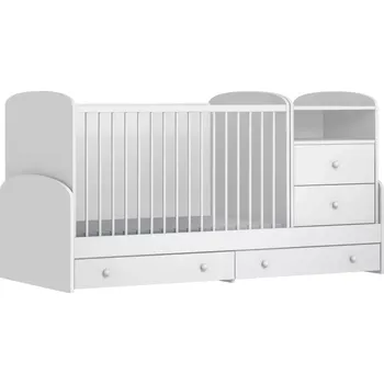 Dětské zboží Faktum Kombi postýlka Mia White 70x120