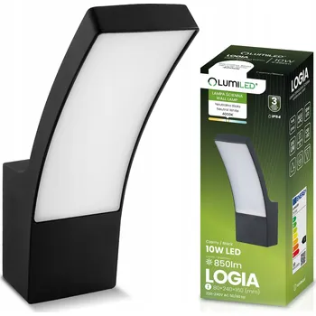 Venkovní osvětlení Venkovní nástěnné svítidlo Lumiled bílé, černé, integrovaný LED zdroj 10 W