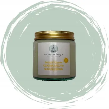 Svíčka Sójová vonná svíčka čakra solar plexu Naturalna Świeca