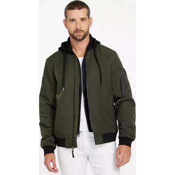 Pánská parka GUESS pánská bunda, bomber Eco Sean zelená S