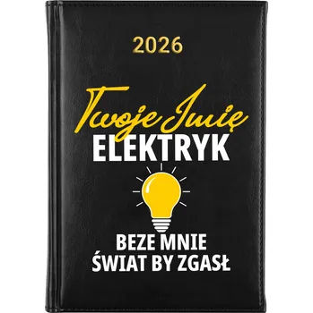 Kalendář Knižní kalendář 2026 A5 FunnyCase černý