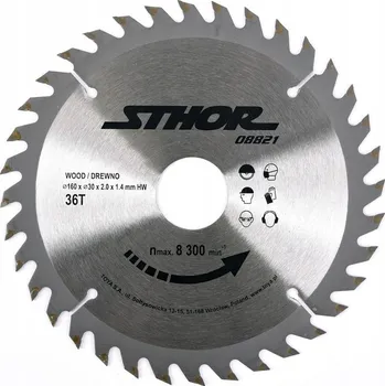 Pilový kotouč STHOR Pilový kotouč s karbidem 160x30mm Z36 na dřevo - 08821
